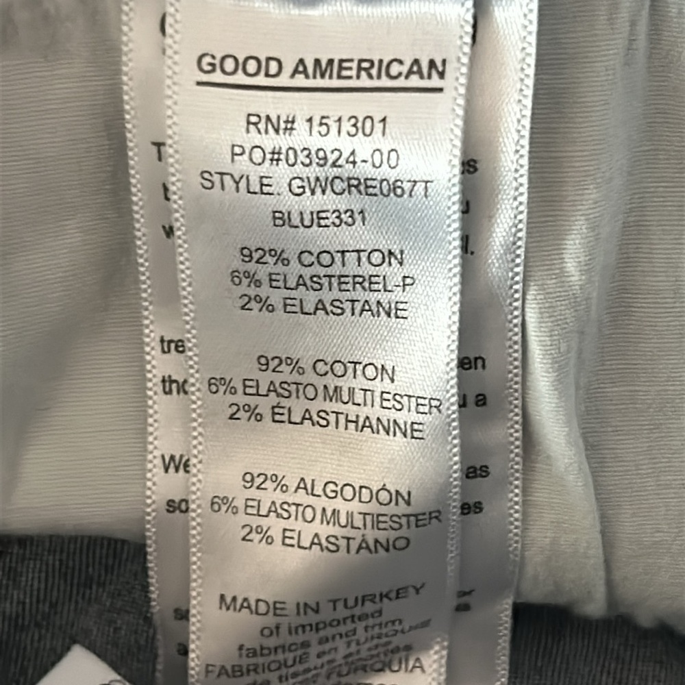 Good American Good Waist Crop jeans size 25 - Picture 11 of 11